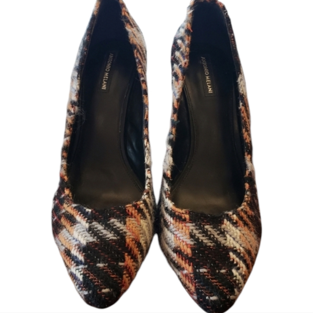 Antonio Melani Women's Plaid‎ Heels 9.5
